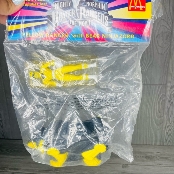 1995 McDonald's Mighty Morphin Power Rangers The Movie set of 3 figurines sealed - Picture 7 of 9